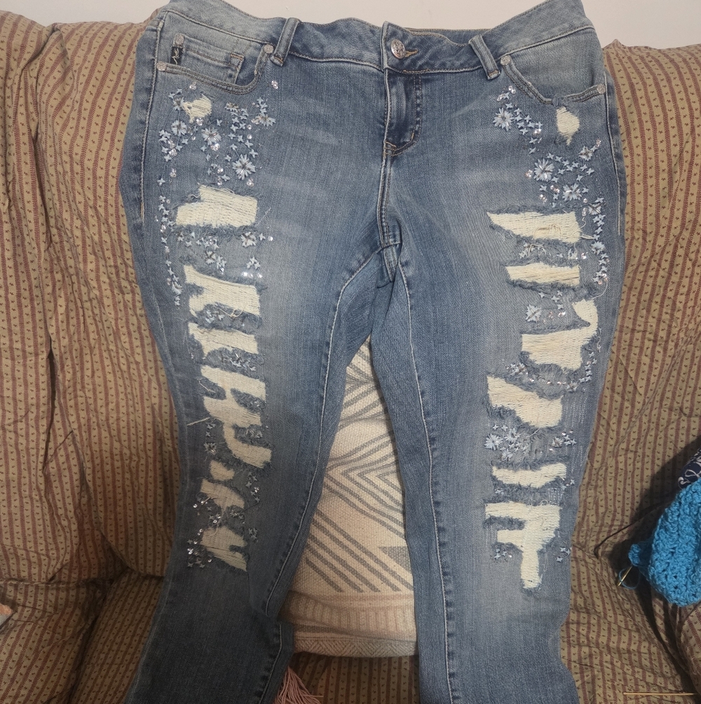Torrid Boyfriend Distressed Jeans